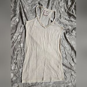 Y2k Cream Tank Top